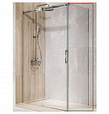Душевая стенка Radaway Espera Pro S1 90 10093090-01-01 боковая профиль Хром стекло прозрачное