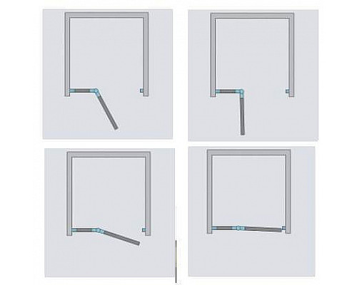 Заказать Душевая дверь Radaway Essenza New DWJ 120 L 385016-01-01L профиль Хром стекло прозрачное в магазине сантехники Santeh-Crystal.ru