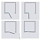 Купить Душевая дверь Radaway Essenza New DWJ 80 L 385012-01-01L профиль Хром стекло прозрачное в магазине сантехники Santeh-Crystal.ru