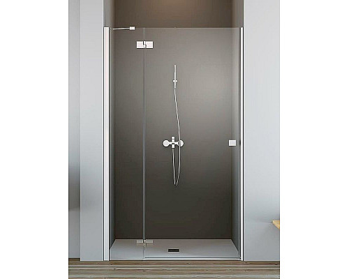 Купить Душевая дверь Radaway Essenza New DWJ 90 L 385013-01-01L профиль Хром стекло прозрачное в магазине сантехники Santeh-Crystal.ru