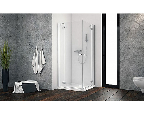 Заказать Душевая дверь Radaway Essenza New KDD 90 L 385060-01-01L профиль Хром стекло прозрачное в магазине сантехники Santeh-Crystal.ru