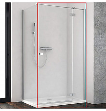 Душевая дверь Radaway Essenza New KDJ 90 R 385044-01-01R профиль Хром стекло прозрачное