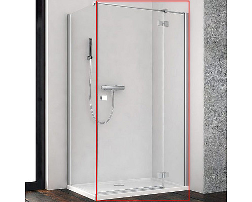 Заказать Душевая дверь Radaway Essenza New KDJ 90 R 385044-01-01R профиль Хром стекло прозрачное в магазине сантехники Santeh-Crystal.ru