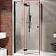 Приобрести Душевая дверь Radaway Essenza New PTJ 60 L 385010-54-01L профиль Черный стекло прозрачное в магазине сантехники Santeh-Crystal.ru