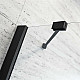 Приобрести Душевая дверь Radaway Essenza New KDJ 100 R 385040-54-01R профиль Черный стекло прозрачное в магазине сантехники Santeh-Crystal.ru