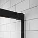 Купить Душевая дверь Radaway Idea Black DWJ 140 L 387018-54-01L профиль Черный стекло прозрачное в магазине сантехники Santeh-Crystal.ru