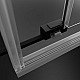 Купить Душевая дверь Radaway Idea Black DWJ 140 L 387018-54-01L профиль Черный стекло прозрачное в магазине сантехники Santeh-Crystal.ru