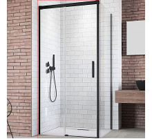 Душевая дверь Radaway Idea Black KDJ 130 L 387043-54-01L профиль Черный стекло прозрачное