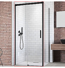 Душевая дверь Radaway Idea Black KDJ 130 L 387043-54-01L профиль Черный стекло прозрачное