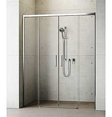 Душевая дверь в нишу Radaway Idea DWD 140x200 профиль Хром стекло прозрачное