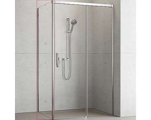 Приобрести Душевая стенка Radaway Idea S1 80 L 387051-01-01L профиль Хром стекло прозрачное в магазине сантехники Santeh-Crystal.ru