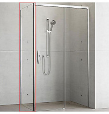 Душевая стенка Radaway Idea S1 90 L 387050-01-01L профиль Хром стекло прозрачное
