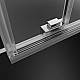 Купить Душевая дверь Radaway Idea KDJ 130 L 387043-01-01L профиль Хром стекло прозрачное в магазине сантехники Santeh-Crystal.ru