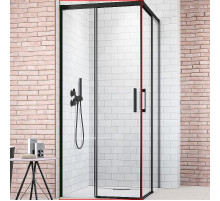 Душевая дверь Radaway Idea Black KDD 80 L 387061-54-01L профиль Черный стекло прозрачное