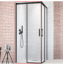 Душевая дверь Radaway Idea Black KDD 120 L 387064-54-01L профиль Черный стекло прозрачное