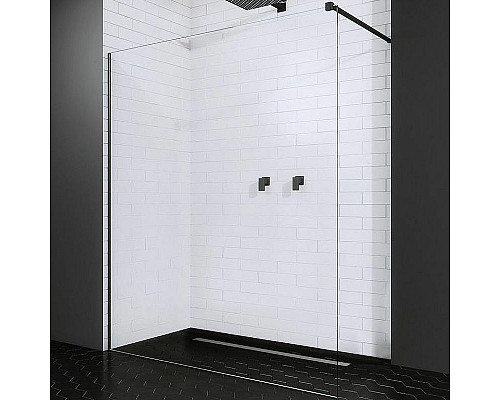 Купить Душевая перегородка Radaway Modo New II 120 389124-54-01 профиль Черный стекло прозрачное в магазине сантехники Santeh-Crystal.ru