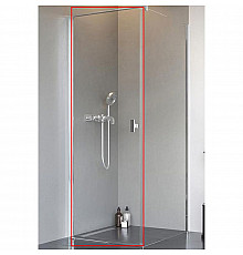 Душевая дверь Radaway Nes KDJ I 90 L 10022090-01-01L профиль Хром стекло прозрачное