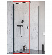 Душевая дверь Radaway Nes Black KDJ I 90 L 10022090-54-01L профиль Черный стекло прозрачное