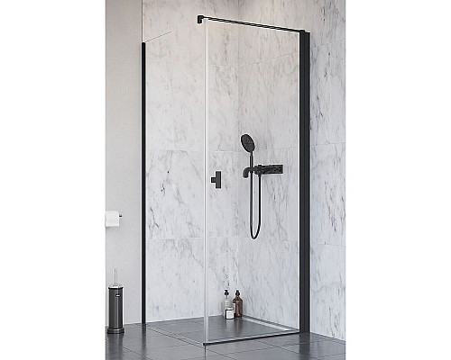 Заказать Душевая дверь Radaway Nes Black KDJ I 90 R 10022090-54-01R профиль Черный стекло прозрачное в магазине сантехники Santeh-Crystal.ru