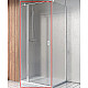 Приобрести Душевая дверь Radaway Nes KDJ II 100 L 10032100-01-01L профиль Хром стекло прозрачное в магазине сантехники Santeh-Crystal.ru