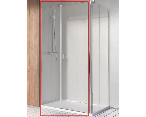 Приобрести Душевая дверь Radaway Nes KDS II 120 L 10033120-01-01L профиль Хром стекло прозрачное в магазине сантехники Santeh-Crystal.ru
