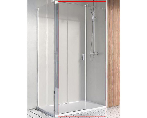 Купить Душевая дверь Radaway Nes KDS II 120 R 10033120-01-01R профиль Хром стекло прозрачное в магазине сантехники Santeh-Crystal.ru