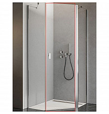 Душевая дверь Radaway Nes PTJ 57 L 10052000-01-01L профиль Хром стекло прозрачное