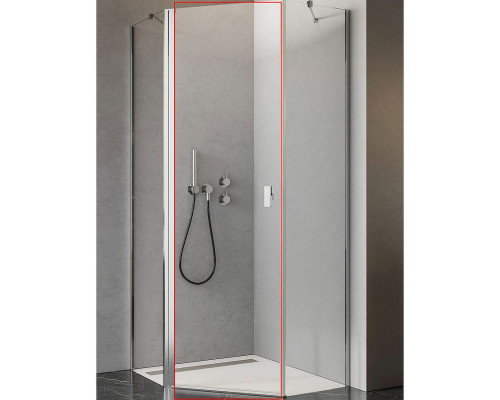 Купить Душевая дверь Radaway Nes PTJ 57 R 10052000-01-01R профиль Хром стекло прозрачное в магазине сантехники Santeh-Crystal.ru