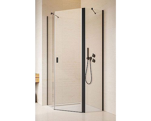 Заказать Душевая дверь Radaway Nes Black PTJ 57 R 10052000-54-01R профиль Черный стекло прозрачное в магазине сантехники Santeh-Crystal.ru