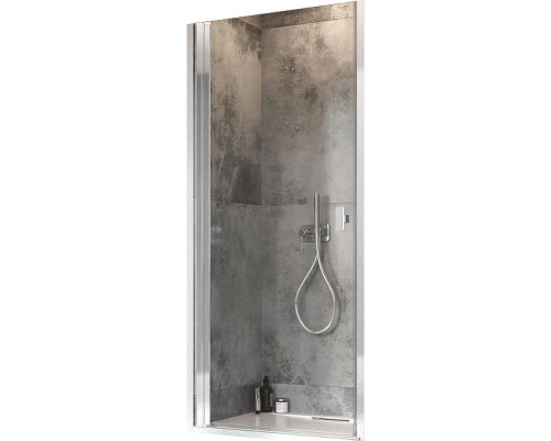 Купить Душевая дверь Radaway Nes DWJ I 80 L 10026080-01-01L профиль Хром стекло прозрачное в магазине сантехники Santeh-Crystal.ru