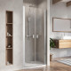 Приобрести Душевая дверь Radaway Nes DWD I 110 10027110-01-01 профиль Хром стекло прозрачное в магазине сантехники Santeh-Crystal.ru