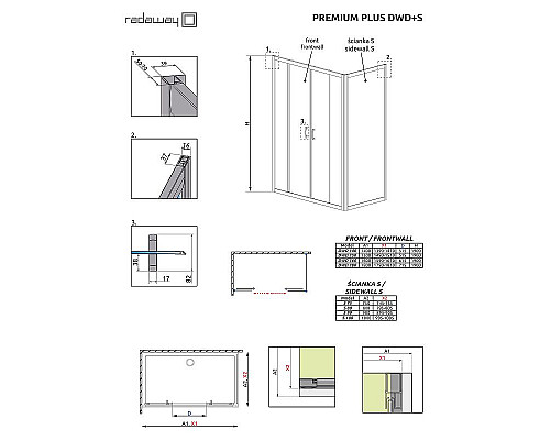 Santeh-Crystal.ru: Душевая дверь Radaway Premium Plus DWD 160 33363-01-01N профиль Хром стекло прозрачное Приобрести Душевая дверь Radaway Premium Plus DWD 160 33363-01-01N профиль Хром стекло прозрачное в магазине сантехники Santeh-Crystal.ru