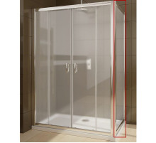 Душевая стенка Radaway Premium Plus S 80 33413-01-06N профиль Хром стекло фабрик