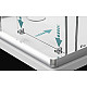Купить Душевой уголок Radaway Premium Plus A 1900 100x100 30423-01-01N профиль Хром стекло прозрачное в магазине сантехники Santeh-Crystal.ru