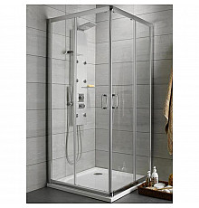 Душевой уголок Radaway Premium Plus C 1900 90x90 30453-01-01N профиль Хром стекло прозрачное
