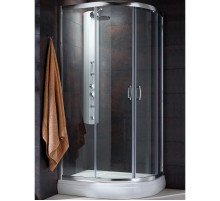 Душевой уголок Radaway Premium Plus E 1900 90x80 30492-01-01N профиль Хром стекло прозрачное