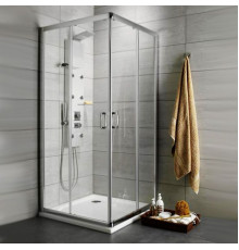Душевой уголок Radaway Premium Plus D 1900 80x90 30437-01-01N профиль Хром стекло прозрачное