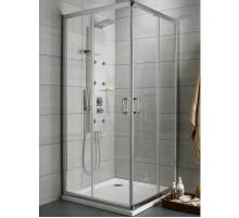 Душевой уголок Radaway Premium Plus D 1900 80x100 30434-01-01N профиль Хром стекло прозрачное