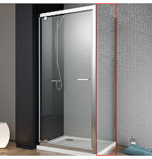 Душевая стенка Radaway Twist S 80 382011-01 профиль Хром стекло прозрачное