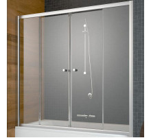 Шторка на ванну Radaway Vesta DWD 160 203160-01 профиль Хром стекло прозрачное