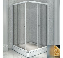 Душевой уголок Radomir 90x90 1-09-1-0-0-1181 профиль Белый стекло матовое