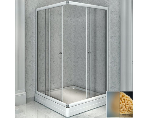 Заказать Душевой уголок Radomir 90x90 1-09-1-0-0-1181 профиль Белый стекло матовое в магазине сантехники Santeh-Crystal.ru