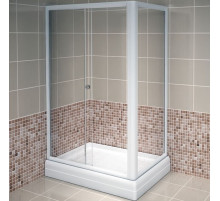 Душевой уголок Radomir Верчелли 121x84 1-09-1-0-0-0120 профиль Белый стекло прозрачное