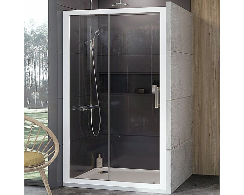 Купить Душевая дверь Ravak 10° 10DP2 100 0ZVA0100Z1 профиль Белый стекло Transparent в магазине сантехники Santeh-Crystal.ru