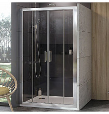 Душевая дверь Ravak 10° 10DP4 120 0ZKG0U00Z1 профиль Сатин стекло Transparent