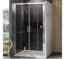 Душевая дверь Ravak 10° 10DP4 130 0ZKJ0C00Z1 профиль Хром стекло Transparent