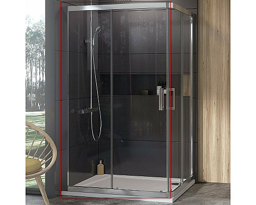 Купить Душевая дверь Ravak 10° 10RV2K-80 1ZJ40U00Z1 профиль Сатин стекло Transparent в магазине сантехники Santeh-Crystal.ru