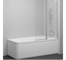 Шторка на ванну Ravak 10° CVS2-100 100х150 R 7QRA0U03Z1 профиль Сатин стекло Transparent