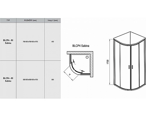 Santeh-Crystal.ru: Душевой уголок Ravak Blix BLCP4-80 Sabina 80x80 3B240U40Z1 профиль Сатин стекло Transparent Заказать Душевой уголок Ravak Blix BLCP4-80 Sabina 80x80 3B240U40Z1 профиль Сатин стекло Transparent в магазине сантехники Santeh-Crystal.ru