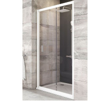 Душевая дверь Ravak Blix BLDP2-100 0PVA0100Z1 профиль Белый стекло Transparent